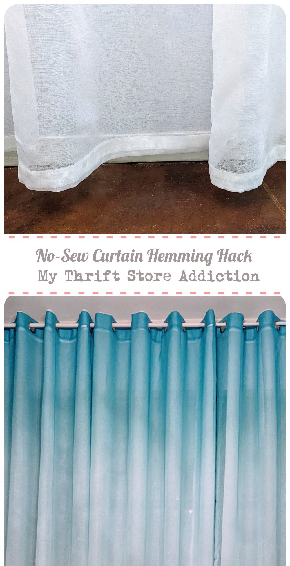 A Simple DIY Method for Hemming Curtains - The Charming Detroiter