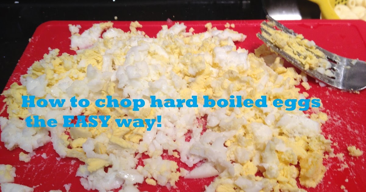 Chop boiled eggs the easy way! Murano Chicken Farm