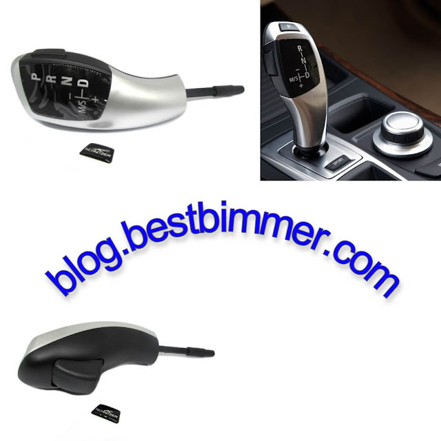 Shift Knob BMW E53 - Model Joystick - Warna Silver Hitam - Logo ACS