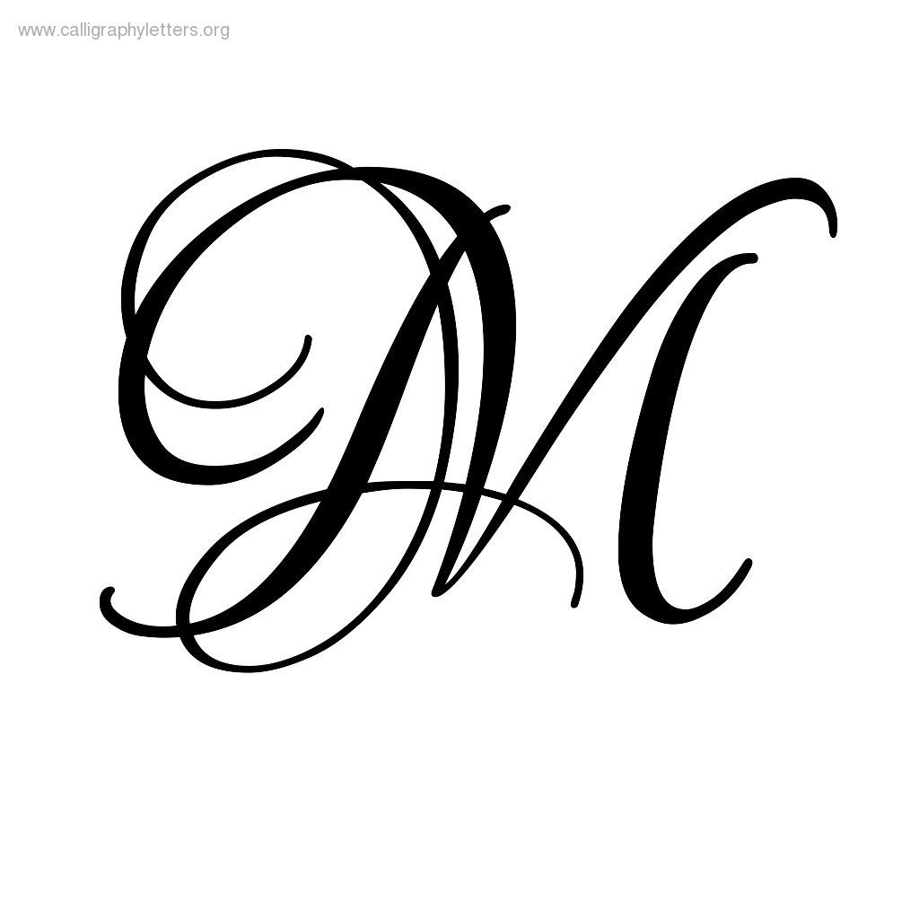Fancy Cursive Letter M Formal Letter