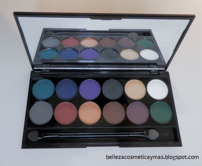 Paleta de sombras Ultra Mattes V2 Dark de Sleek