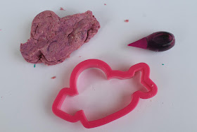 homemade glitter scented play doh