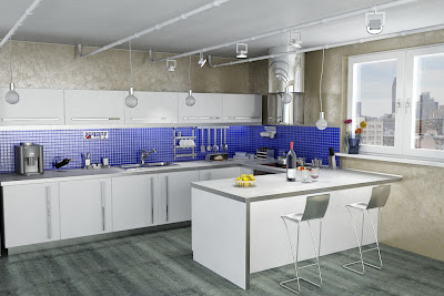 Desain Ruang Dapur on Cantik Desain Dapur Dan Ruang Makan Desain Dapur Warna Putih