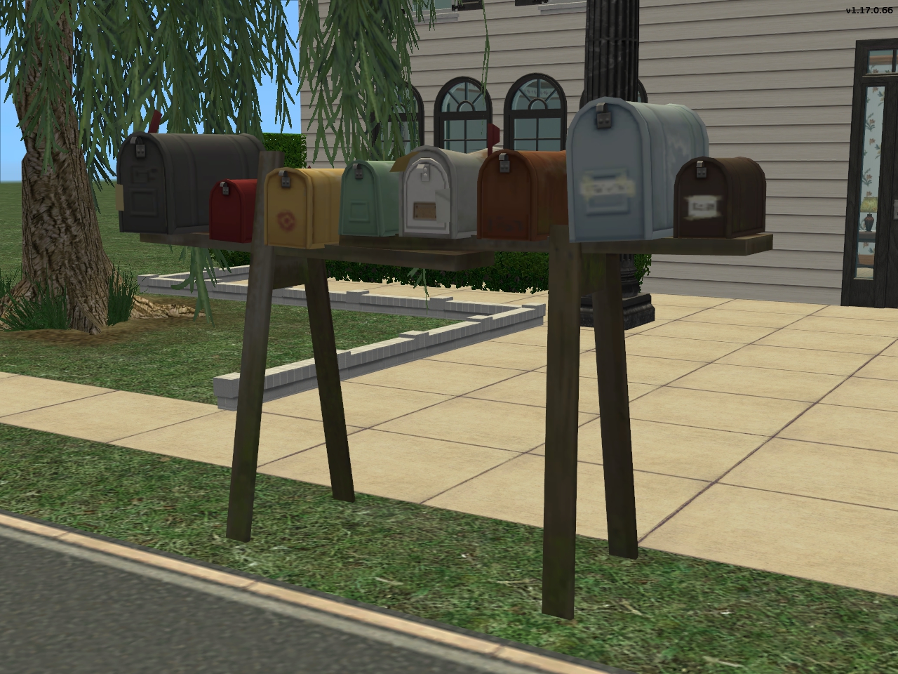 TheNinthWaveSims The Sims 2 The Sims 4 Island Living Mailbox Cover
