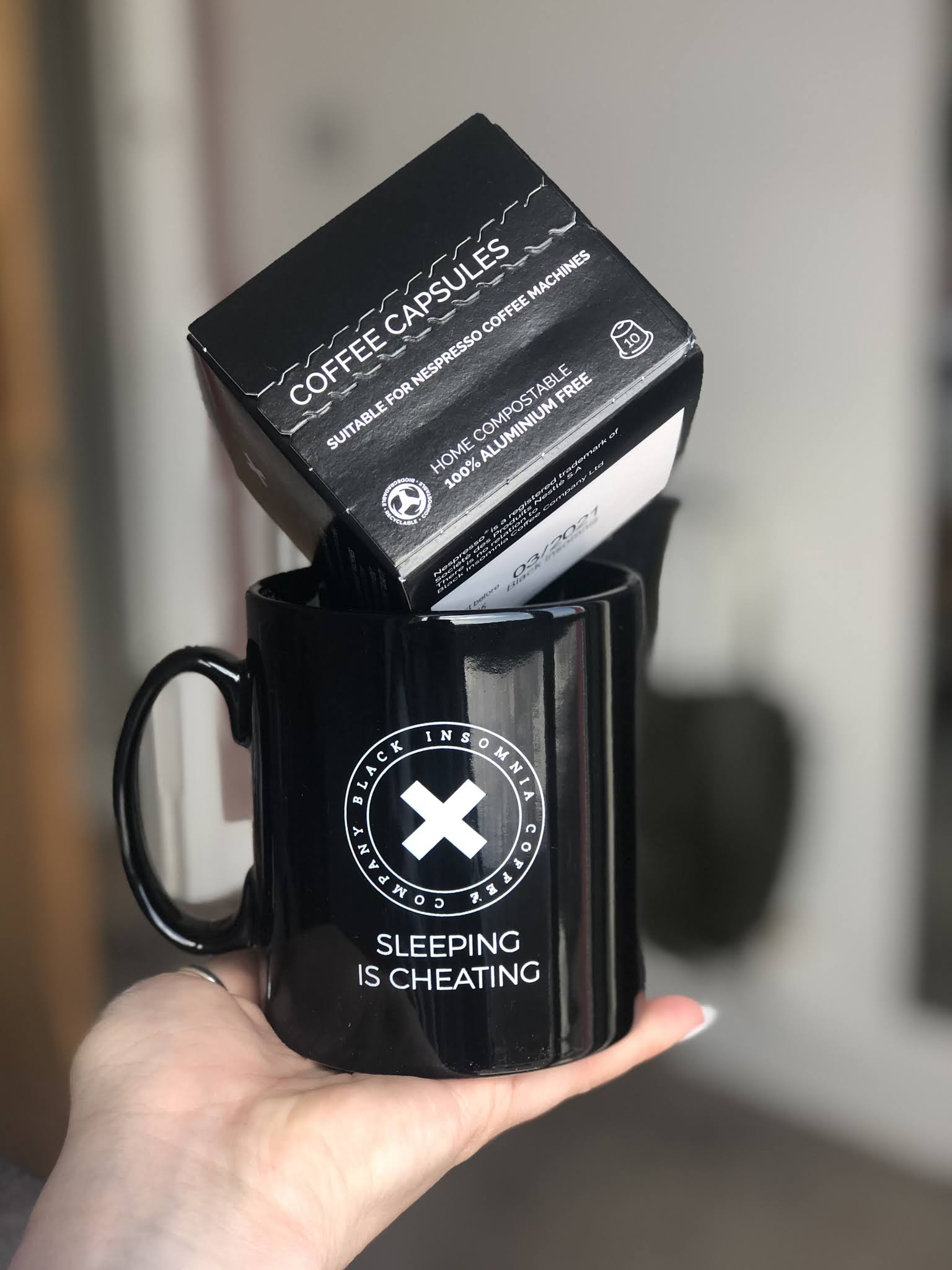 Black Insomnia 100 compostable coffee pods Grow Your Own Veg Blog