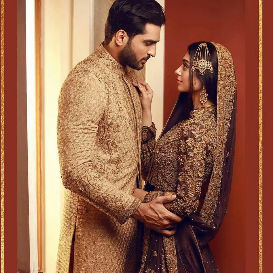 Bridal Photoshoot of Actress Noor Zafar Khan and Omar Shahzad