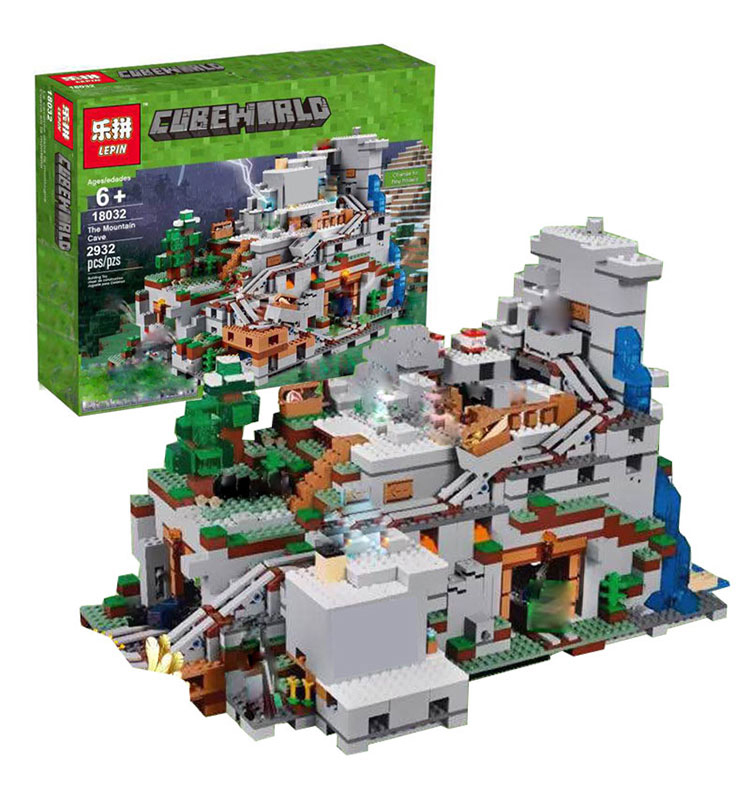 downtheblocks: Lepin 18032: Minecraft The Mountain Cave Preview