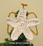 Star Angel Crocheted Ornament on Etsy