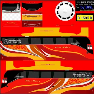 Livery Bussid Bus Putera Mulya