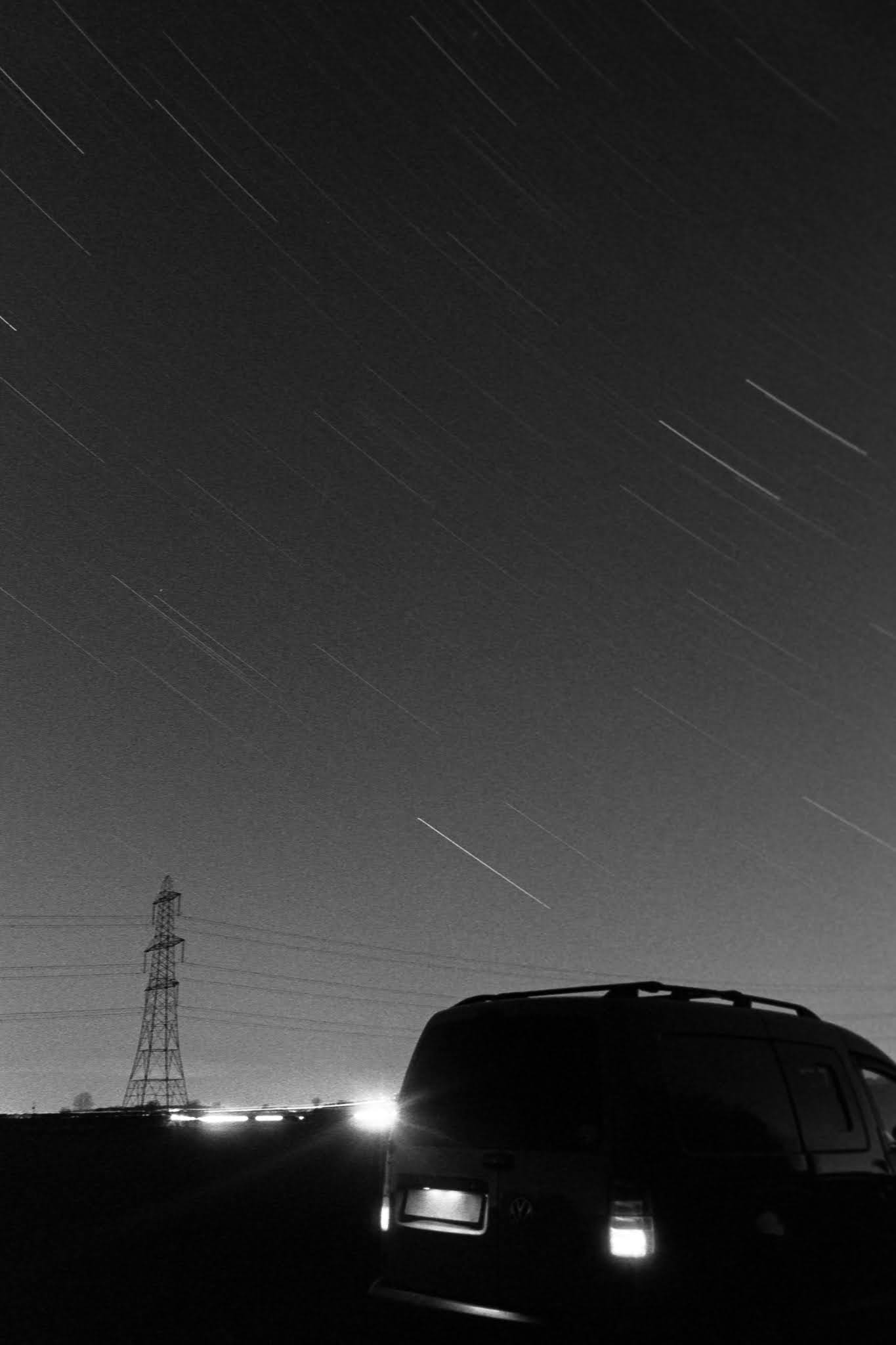 35mm Film Star trails By Tom Edwards