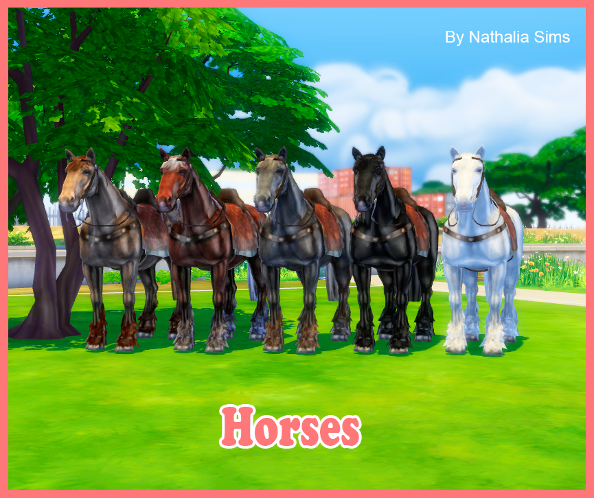 Horses for TS4 Nathalia Sims