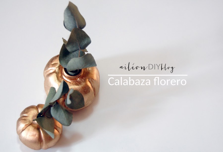 calabaza florero DIY halloween