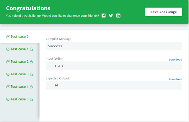 Input and Output in C++ - Hacker Rank Solution - Sloth Coders