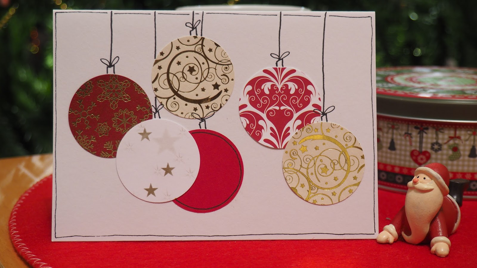 [Carte de vœux] Boules de Noël #01