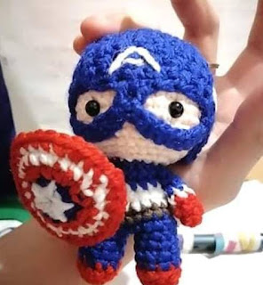 PATRON GRATIS CAPITAN AMERICA AMIGURUMI 42540