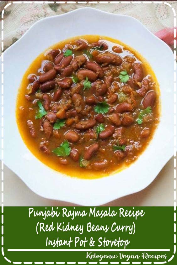 Punjabi Rajma Masala Recipe (Red Kidney Beans Curry) Instant Pot