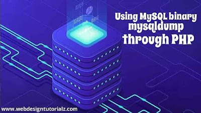 Using MYSQL binary mysqldump through PHP