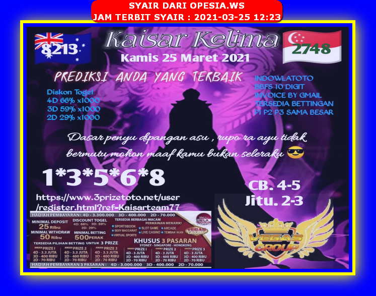 Kode Syair Sydney Kamis 25 Maret 2021 Kumpulan Syair Toto
