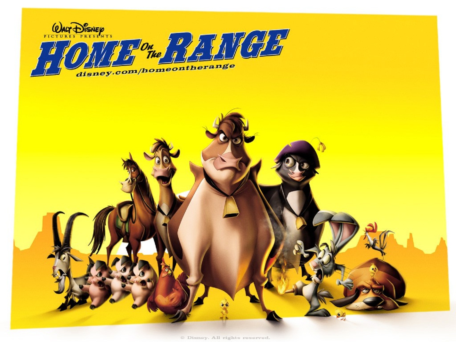 Disney hd wallpapers walt disney cartoon home on the range hd wallpapers