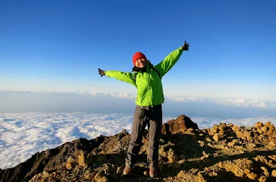 Puncak Gunung Rinjani 3726 meter