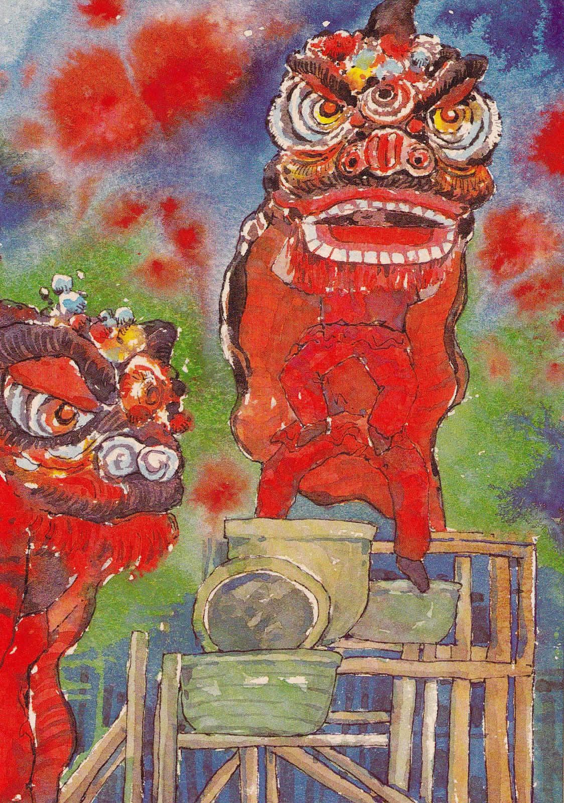 Lunar year chinese teachers network english traditional lion dance ENGLISH TEACHERS' NETWORK: Happy Chinese Lunar New Year of the Dragon 2012