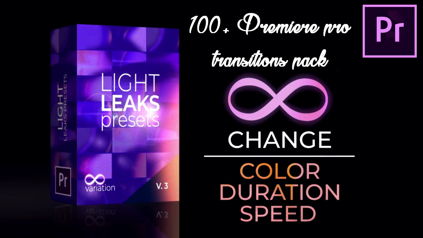 Effect 100. 100 Transition Pack. 100 Transitions 55905 - Premiere Pro Templates. Download Light leaks for Premiere Pro.