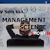 IV Sem BBA Management Science - Short Note