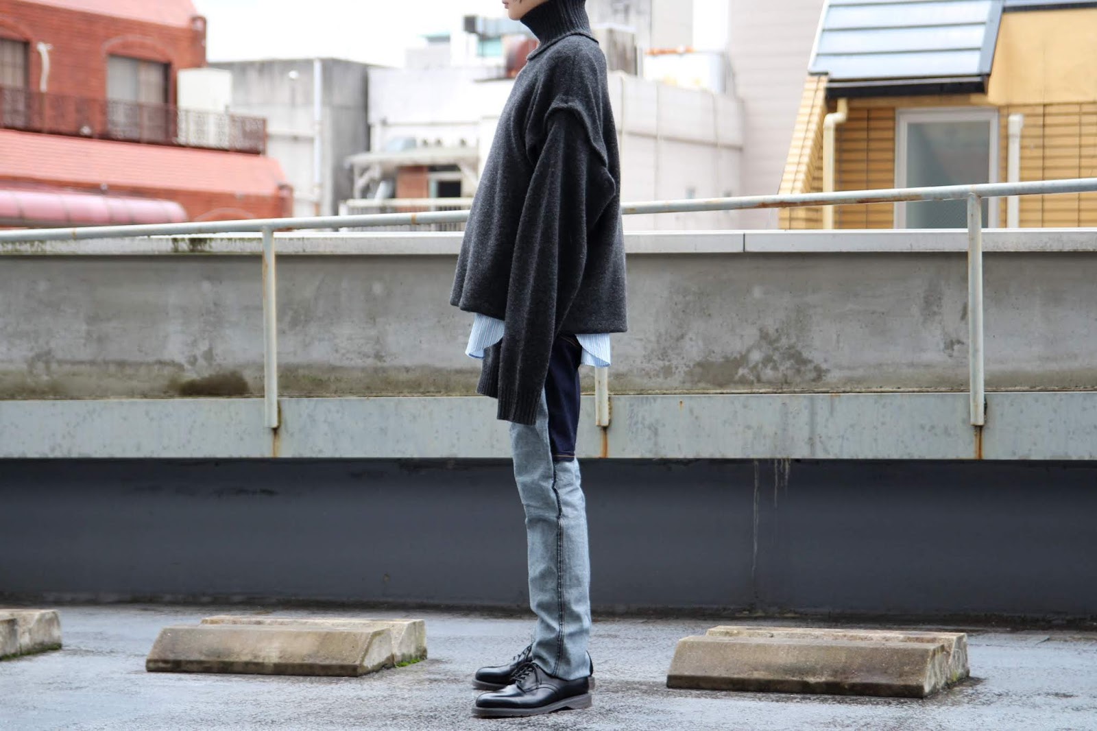 JieDa(ジエダ) "OW 2WAY SLIM DENIM PANTS"