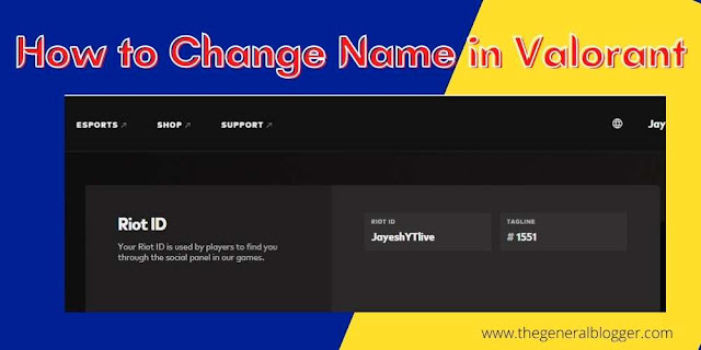 How to Change Name in Valorant step-by-step