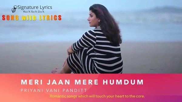 Meri Jaan Mere Humdum Lyrics - Priyani Vani | Valentine Song