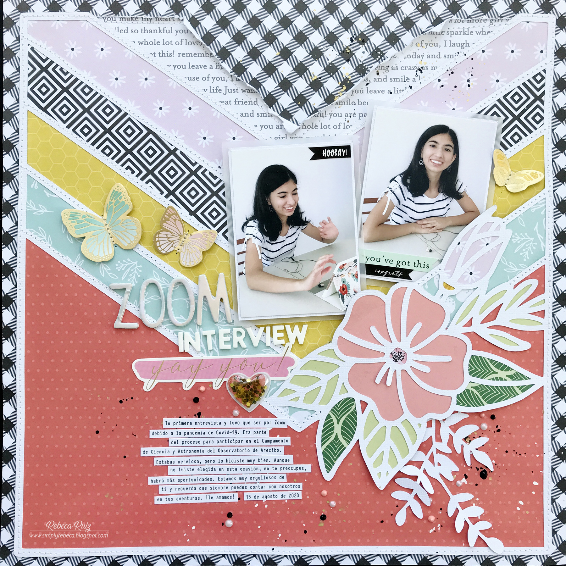 Zoom Interview Layout - Simply Rebeca