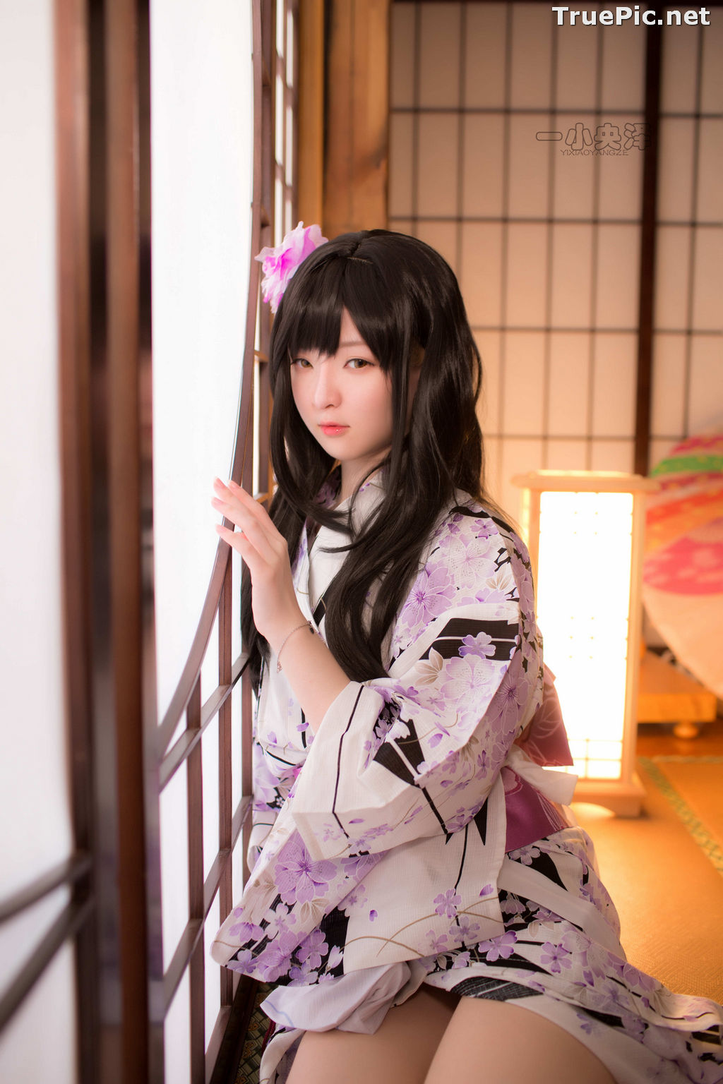 Image Coser@一小央泽 (yixiaoyangze) - Chinese Cute Model - Sexy Kendo Girl - TruePic.net - Picture-39