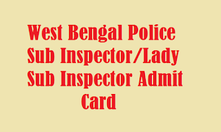 West Bengal Police Lady Sub Inspector Admit Card 3