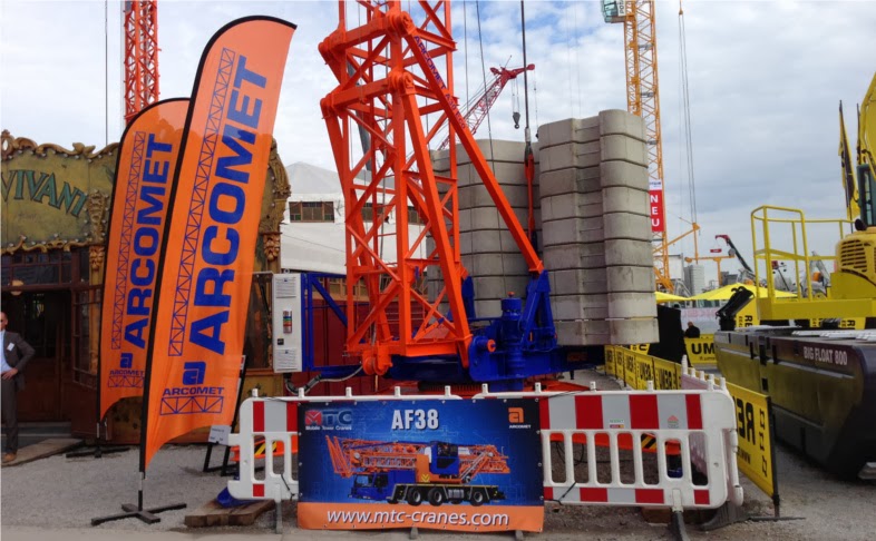 arcomet af38 mobile tower crane