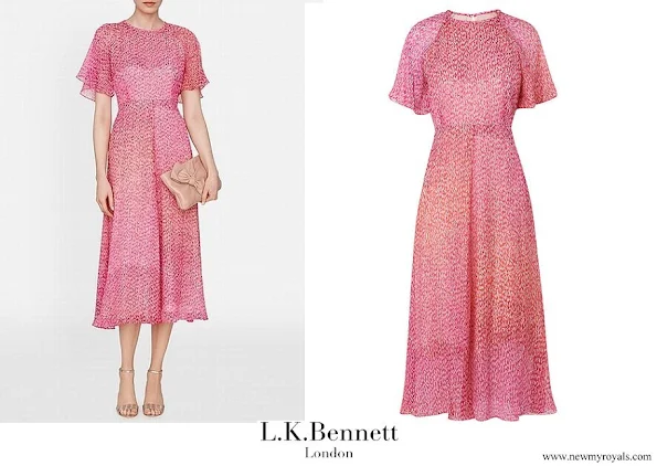 Kate Middleton wore L.K. Bennett Madison Silk Dress