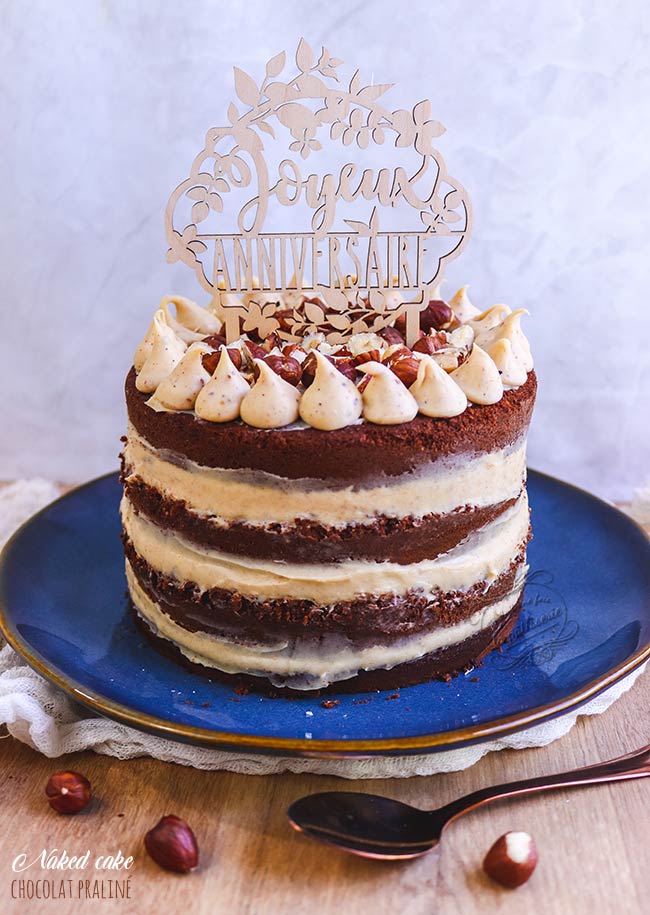 layer cake chocolat praliné