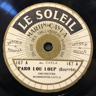Martin Cayla and Friends, Folk Music of Auvergne in Paris, ca. 1927–35, Canary