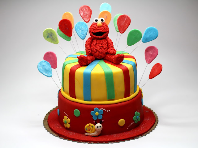 Sesame Street Elmo Birthday Cake - London