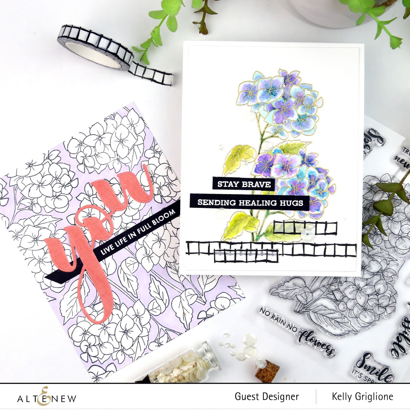 Easy Paper Hydrangeas Catching Colorflies