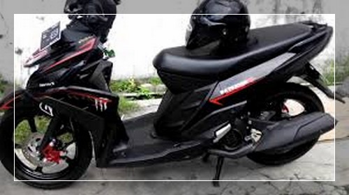 30 Foto gambar modifikasi mio m3 125 blue core velg 17 jari jari paling