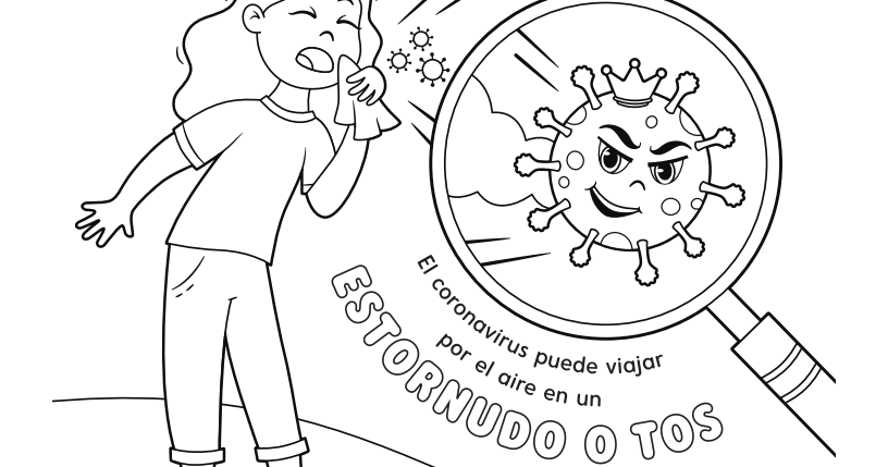 Coronavirus para colorear - COLOREA TUS DIBUJOS