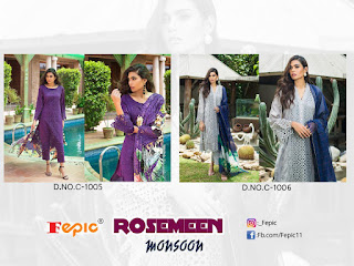 Fepic Rosemeen Monsoon Pakistani Suits Wholesale