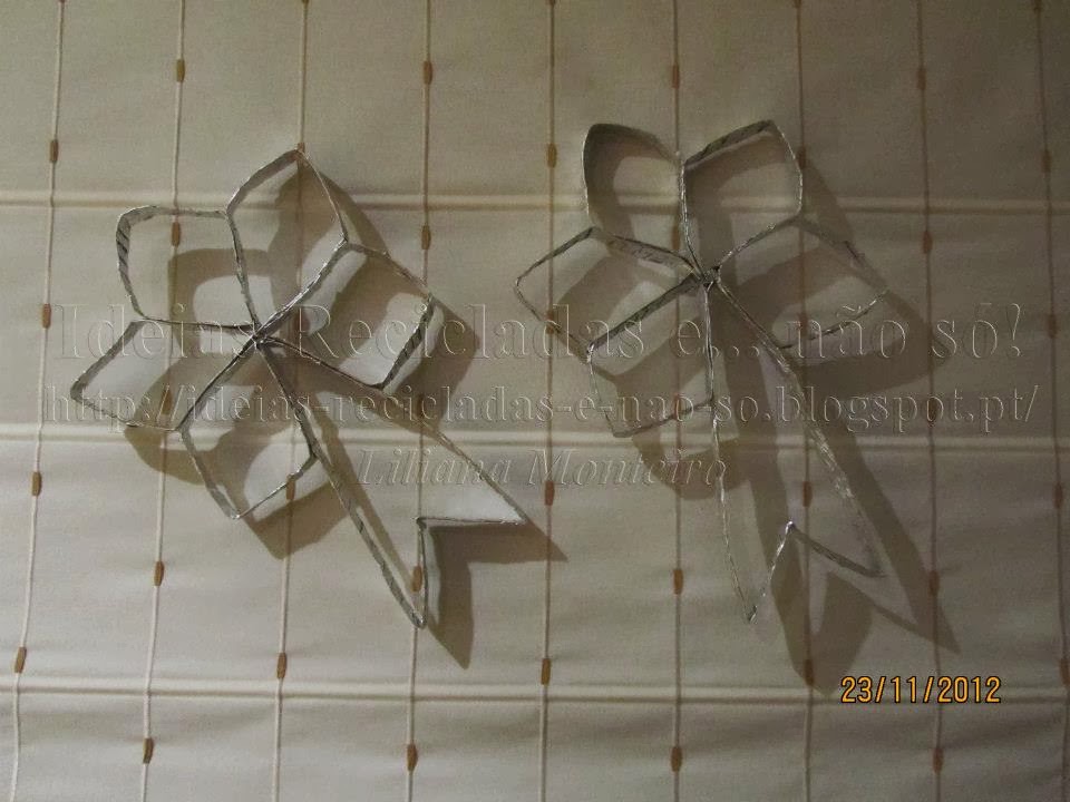 Estrela Cadente com material reciclado