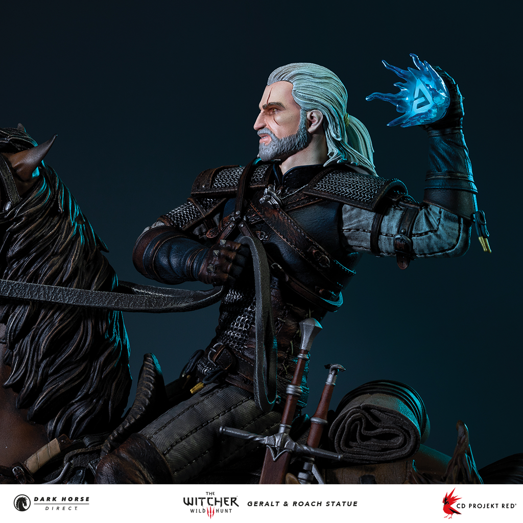The Witcher 3: Wild Hunt - Studio Dark Horse Direct and CD PROJEKT RED presented a figurine of Geralt and Roach