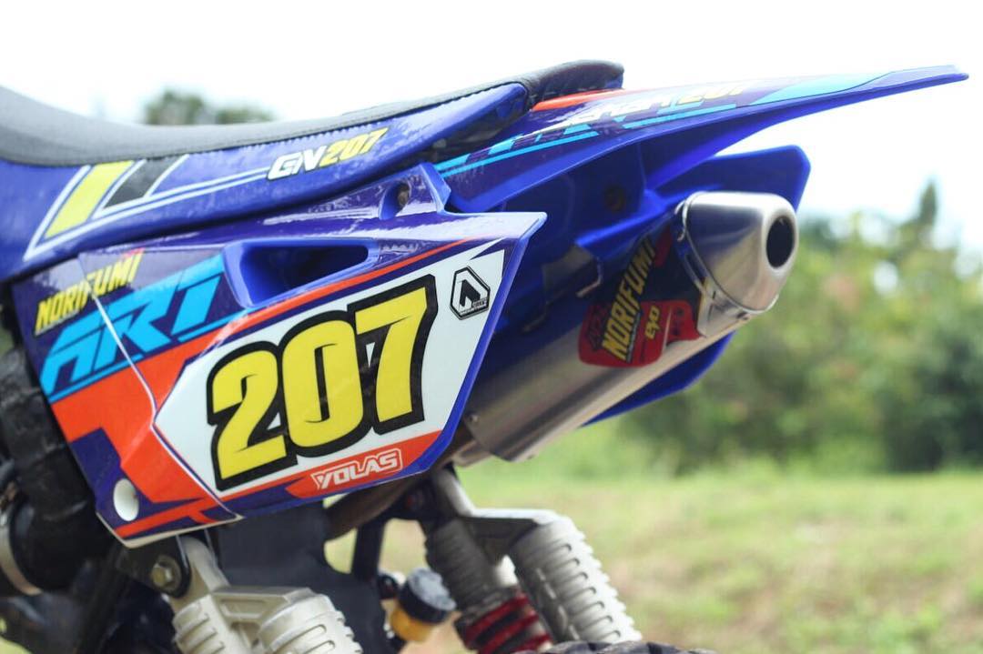 Gambar Modifikasi Trail Jupiter Z Gestrek Costum Decal Artindustries
