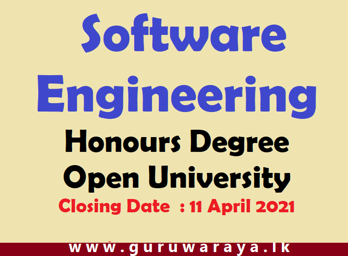 Bachelor of Software Engineering Honours Degree : Open University - Teacher