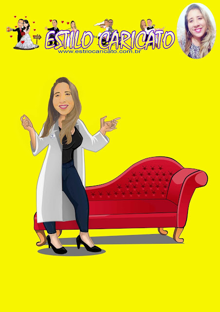 Psicologo caricatura Dia do Psicólogo