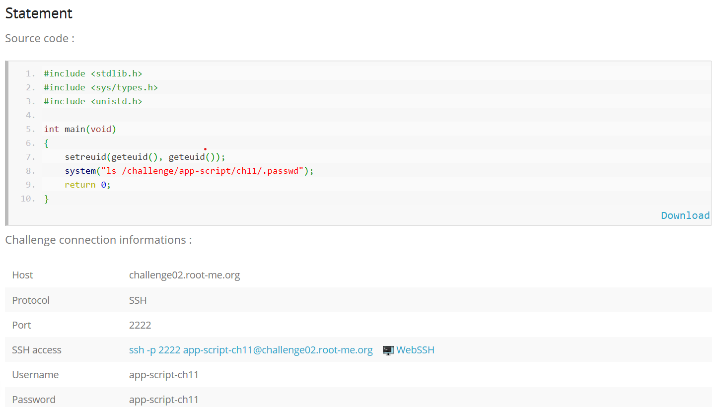 兔子的修养 Root Me challenge BashSystem 1