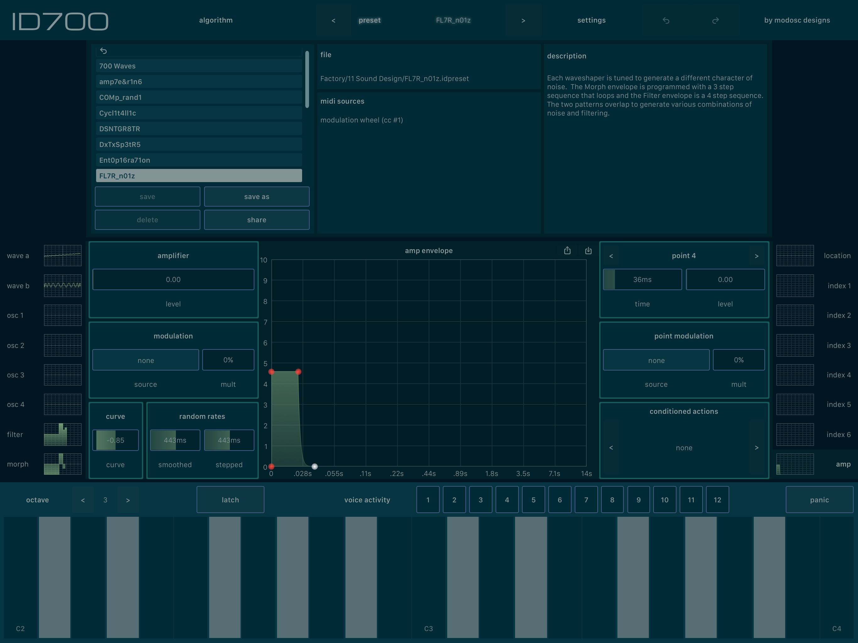 MATRIXSYNTH ID700 Software Synth Based on the Buchla 700