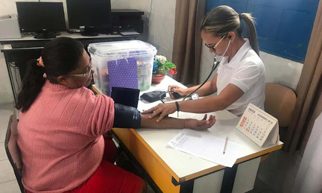 Jacobina: Secretaria da Saúde desenvolve atendimentos no bairro Mutirão e Complexo Policial